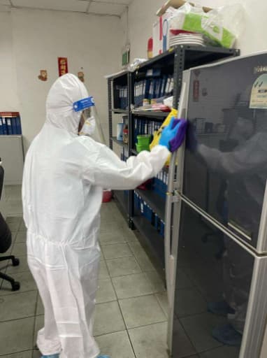 Disinfection area 2