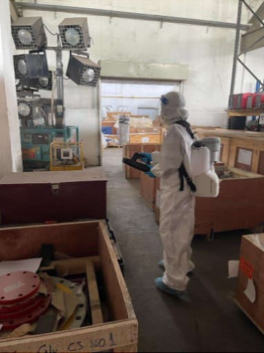 SQ1 disinfection services project visual